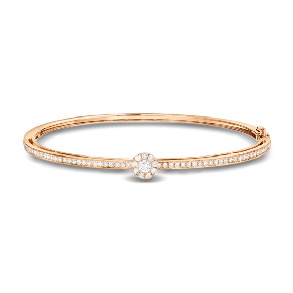 Real rose gold on sale bangle