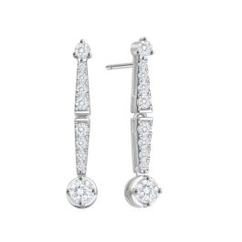 Diamond Étincelle White Gold Earrings