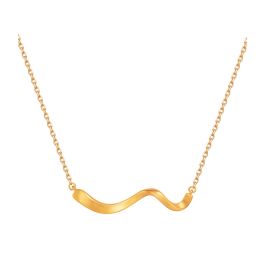 Wave Gold Necklace