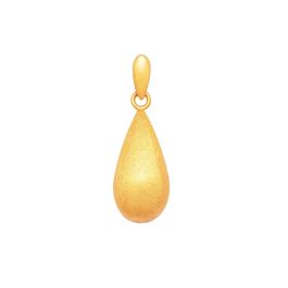 Drop Yellow Gold Pendant