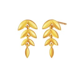 Grove Yellow Gold Earrings