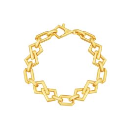 Geometric Chain Bracelet