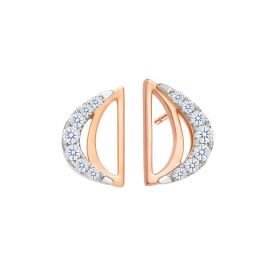 D'Série Diamond Rose Gold Earrings