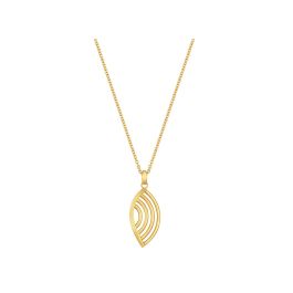 916 Gold Wave Necklace