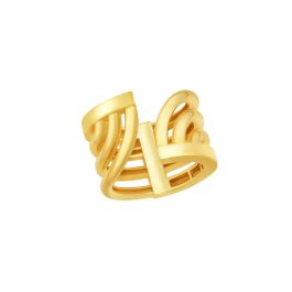 916 Gold Wave Ring