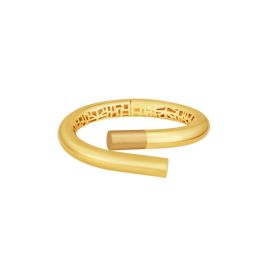 916 Gold Horizon Bangle