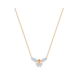 Diamond Rose Gold Origami Necklace