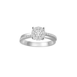 Diamond White Gold Ring