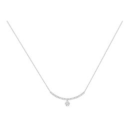 Diamond Floret White Gold Necklace