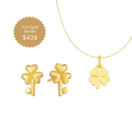 Clover Earrings & Pendant Bundle