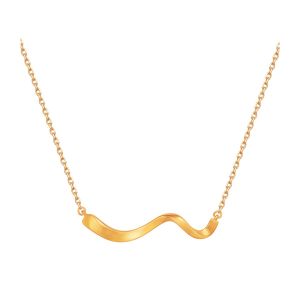 Wave Gold Necklace