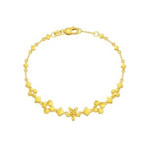 Calla Lily Gold Bracelet