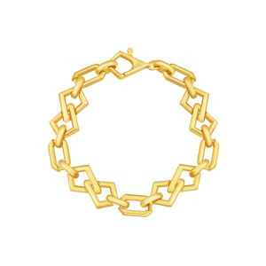 Geometric Chain Bracelet