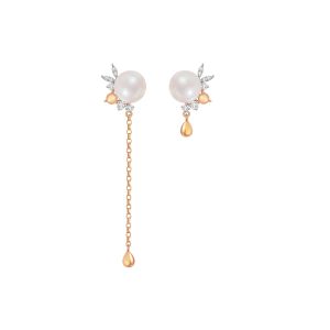 Diamond Rose Gold Earrings