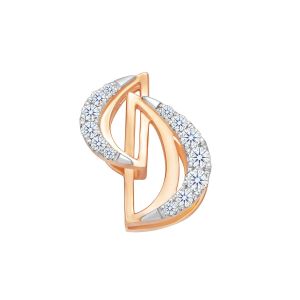 D'Série Diamond Rose Gold Pendant