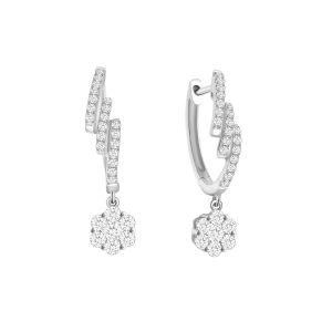 Diamond White Gold Earrings