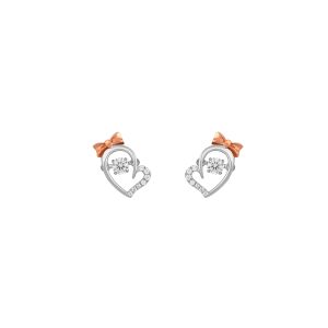 Heart Twinkle Diamond Earrings