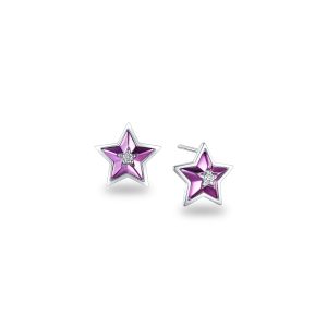 Diamond Star Earrings