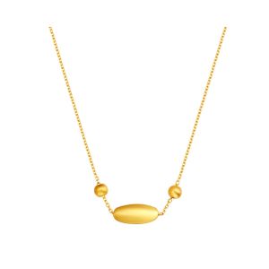 Bead Yellow Gold Necklace