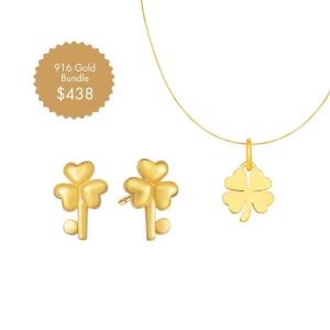 Clover Earrings & Pendant Bundle